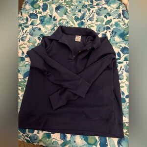 Victoria Secret Pink Navy Collared Overshirt NWOT